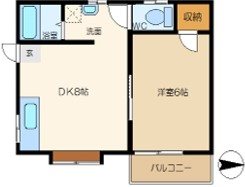 宮田ハイツ 間取り図