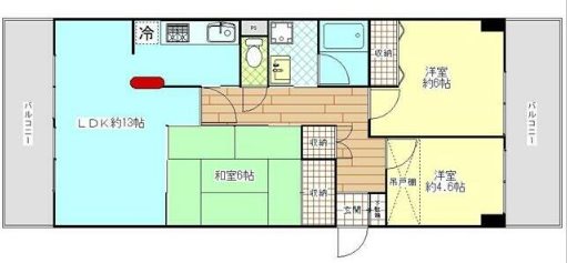 クリオ湘南追浜サニークレスト 間取り