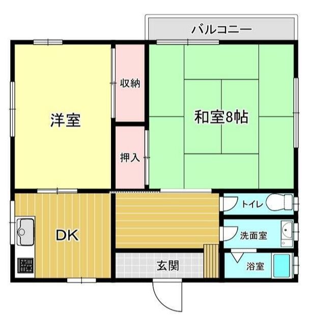 逗子市小坪アパート 間取り
