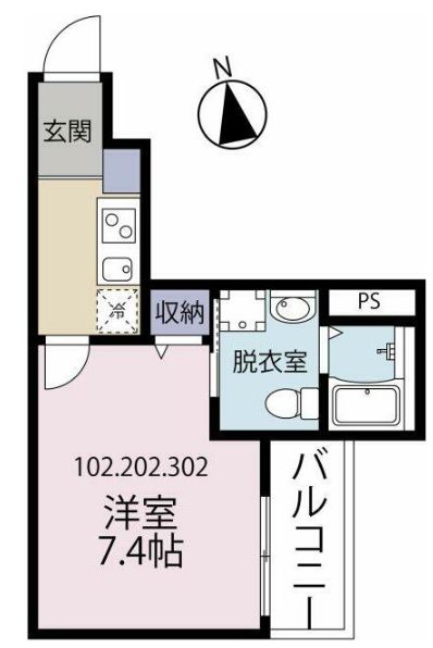 グランジュテ追浜パークテラス 間取り図