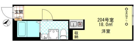 ミント杉田 間取り図