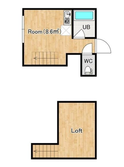 クレセントパーク六浦 203号室 間取り