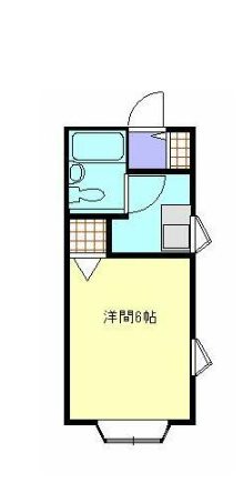 パークハイツ N号室 間取り