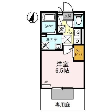 セジュールMARUGEN　B棟 間取り