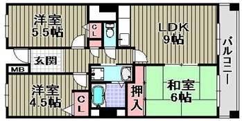 サザンコート泉佐野 間取り