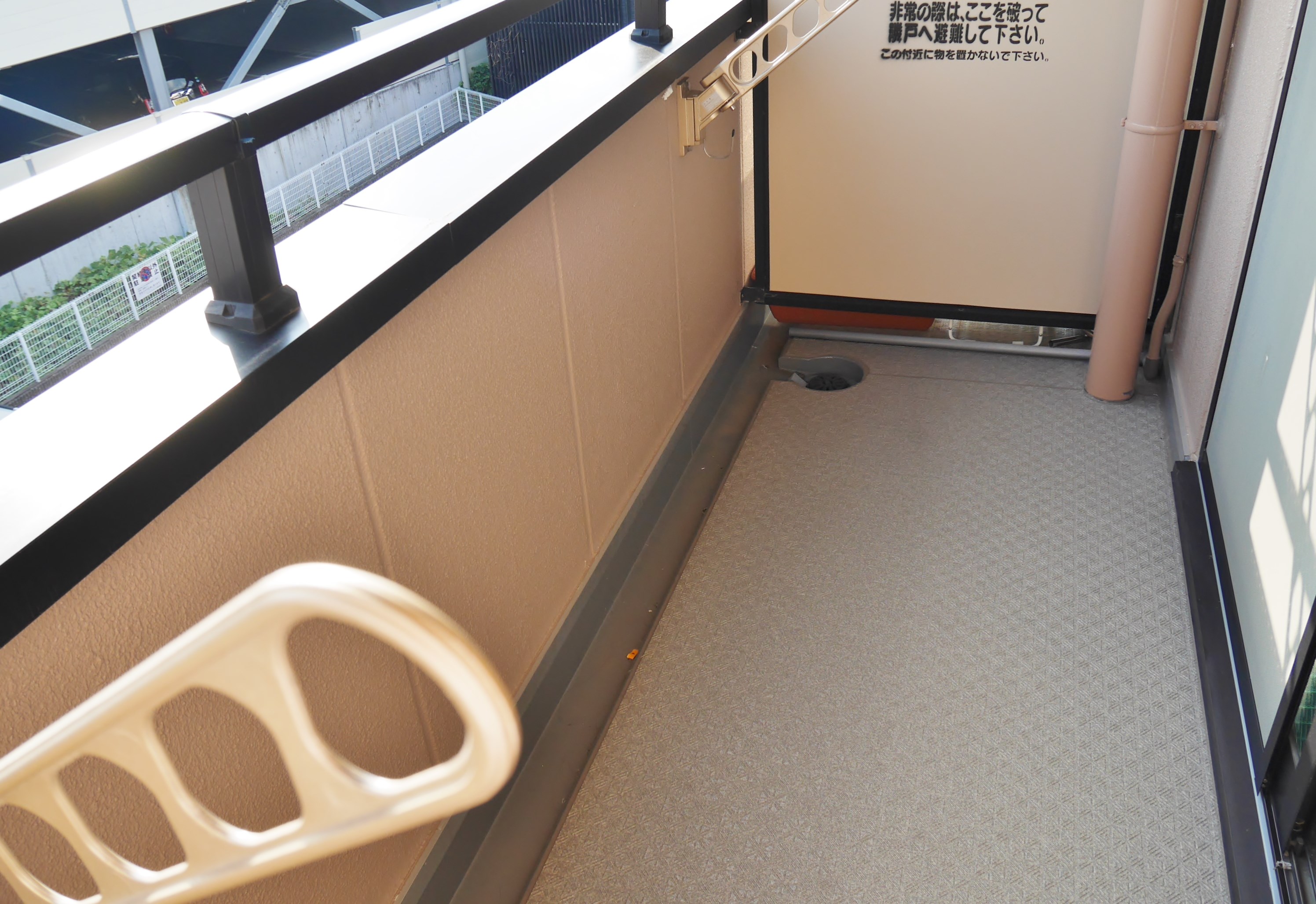 シャンティー泉佐野 ベランダ