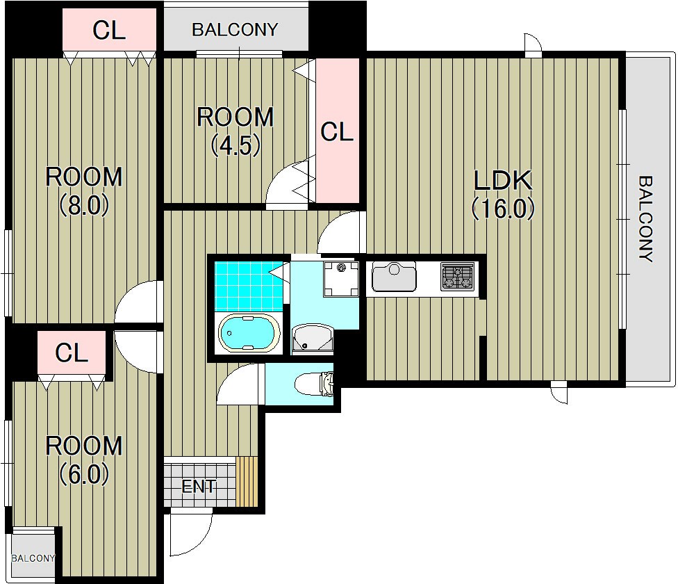 コーポ橋本 間取り