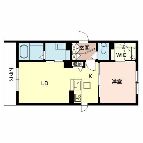 ふぁみりありんくうＣ 間取り