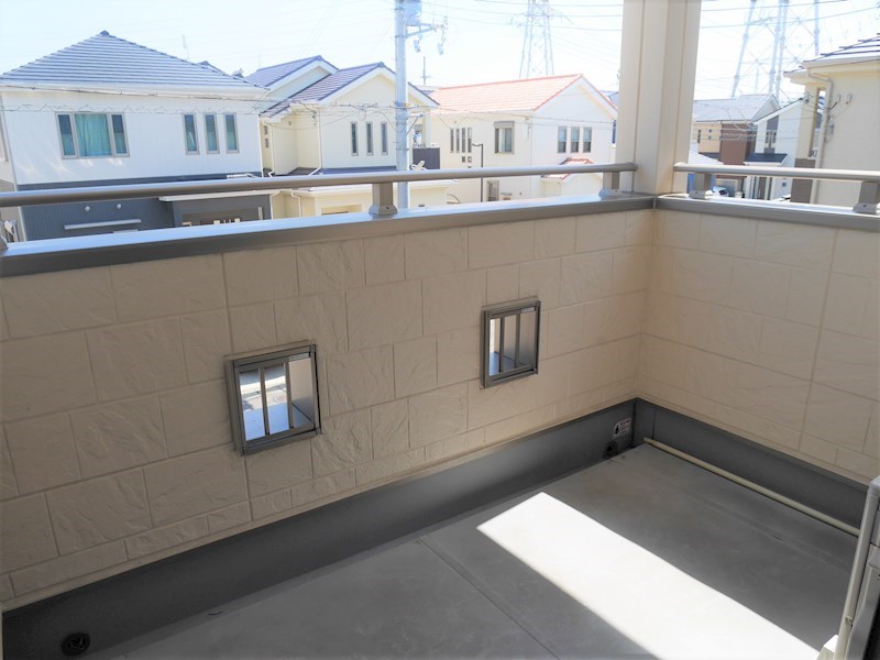 泉佐野市中庄戸建て ベランダ