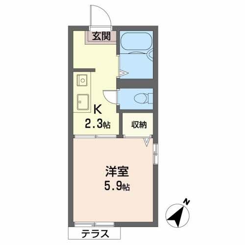 スカイハイツ 間取り