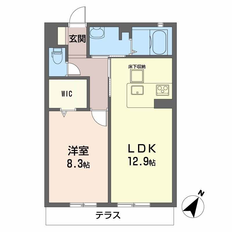 シャーメゾン千鳥 間取り図