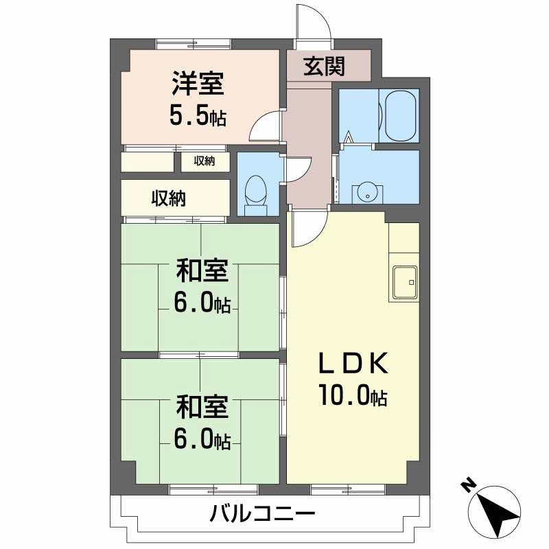 クリーン・ピア・フジ 間取り