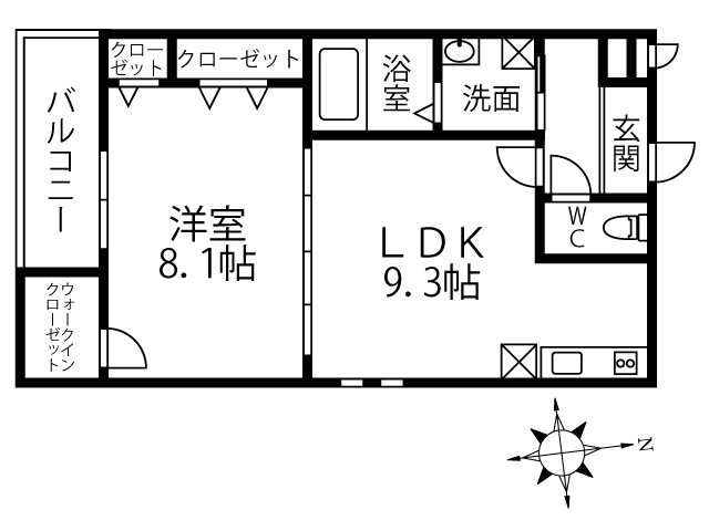 プロスペリティーＫ－Ⅱ 間取り