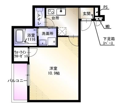 ローズステージ泉大津駅前Ⅱ番館 間取り