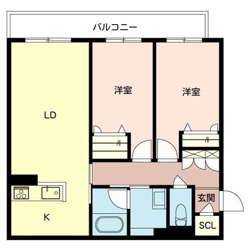 カーサ　エクラシエ 間取り