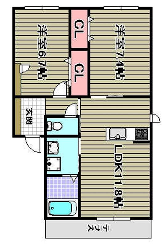 シャーメゾン千鳥 間取り図