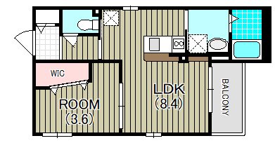 セジュール本町  間取り