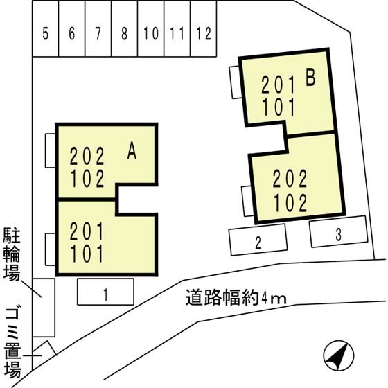 サニーサイドIZUMI B棟 その他外観2