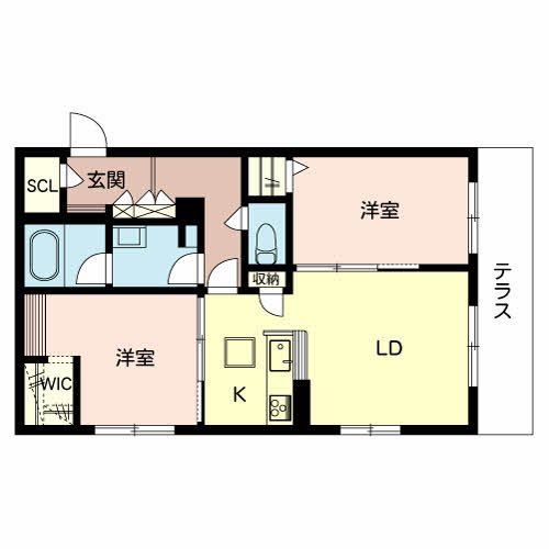 ＳｈａＭａｉｓｏｎ　ＬＥＡ　ＬＥＡ　ＯＨＡＮＡ 間取り