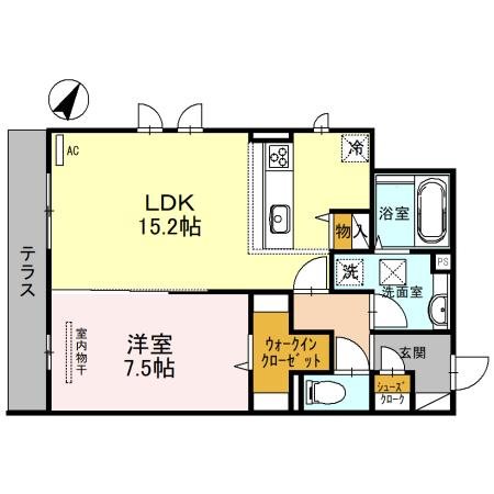 Fontana　B棟 間取り