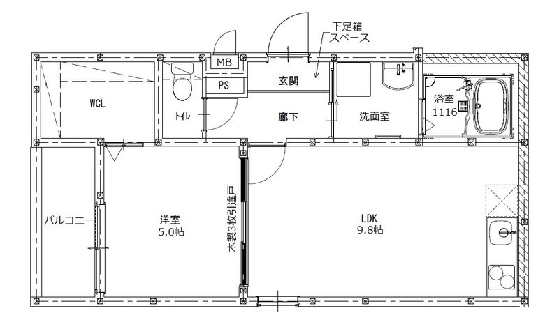 サンリゾート12  間取り
