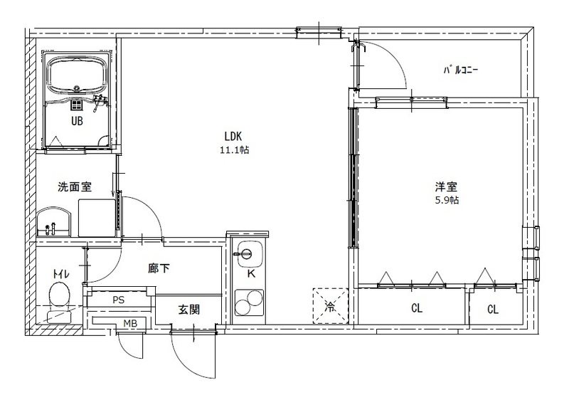 フジパレス シエスタ  間取り