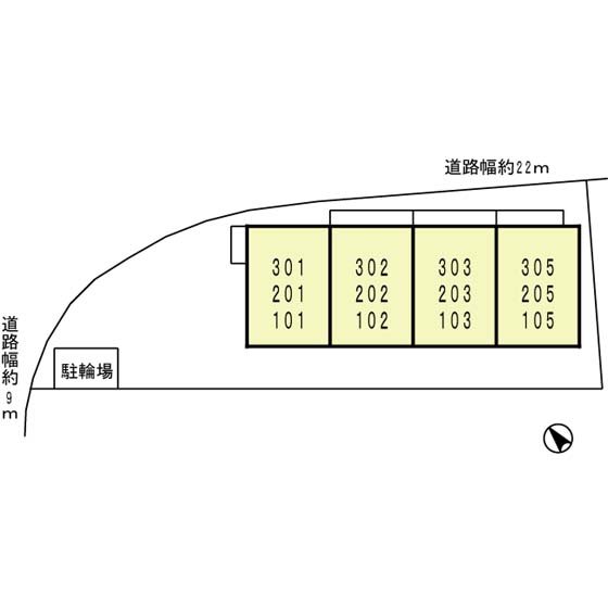 シャンポール その他外観1
