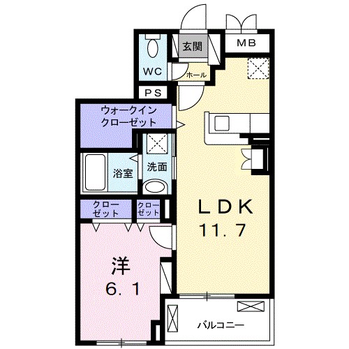 ヌーヴェルセゾン和泉大宮 間取り図