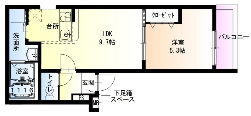 フジパレス東岸和田 間取り