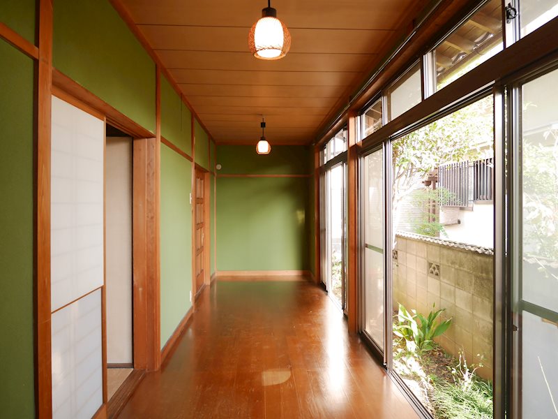 東和苑一戸建て ベランダ