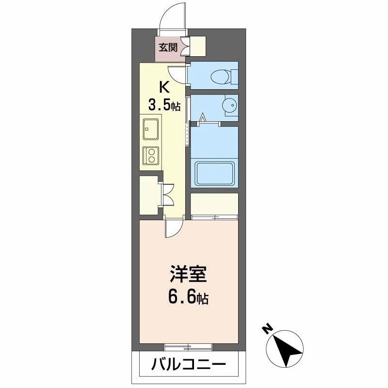 a la mode Hineno (アラモードヒネノ) 間取り