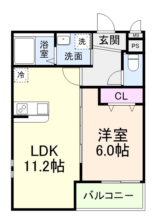 フジパレス下瓦屋 間取り
