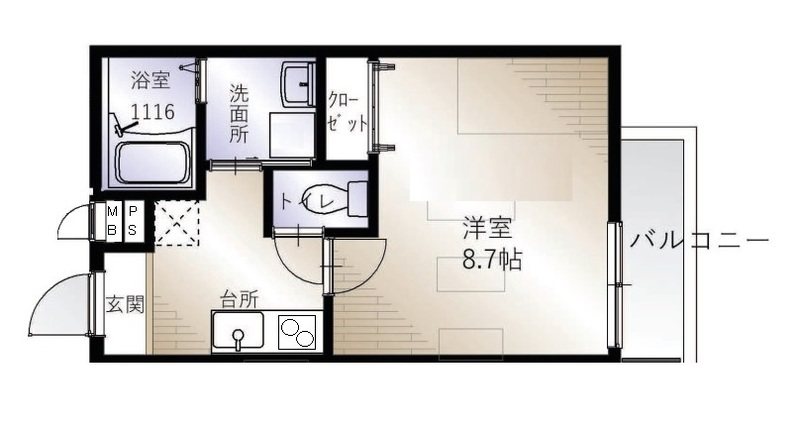 サンライズ上町二丁目 間取り