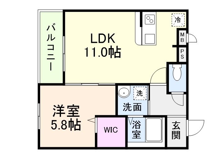ルナパレス りんくう 間取り