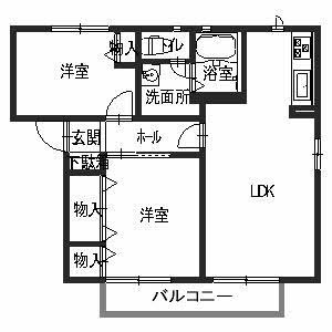 フォンテボヌールⅡ 間取り