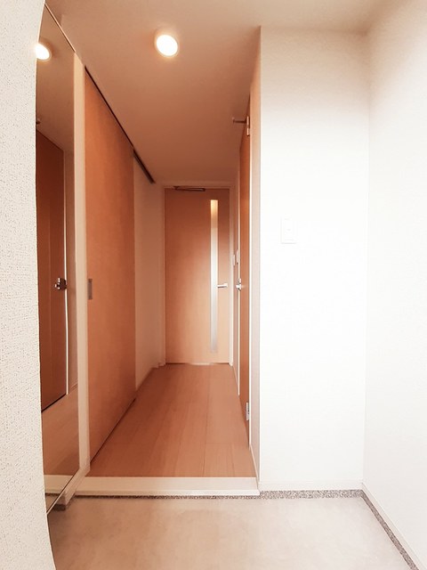 ゴールイン 玄関
