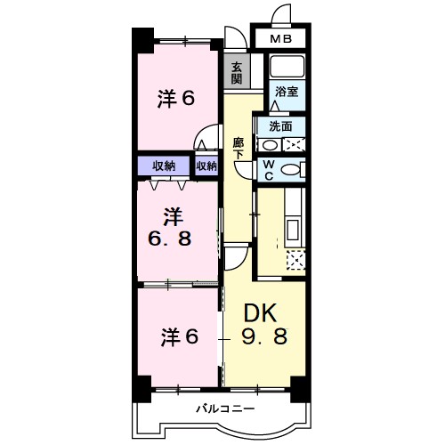 サンフローラ 間取り