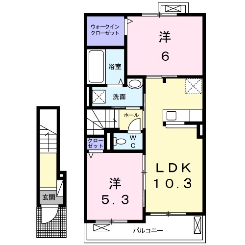 ソフィア根耒Ⅱ 間取り