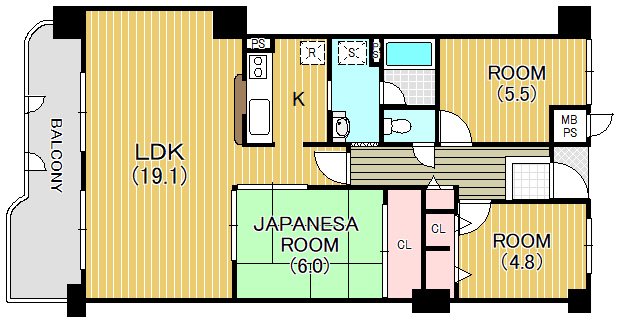 ヒュース泉佐野 間取り