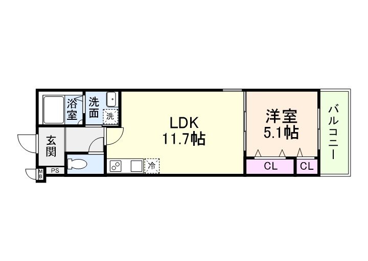 フジパレス 鶴原 間取り