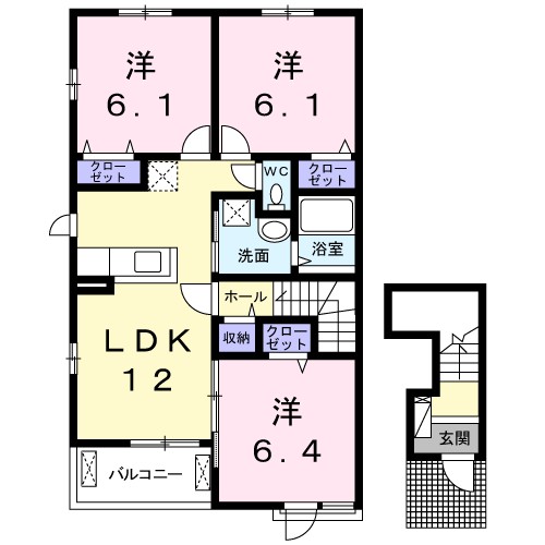 ザオバーレイⅡ 間取り