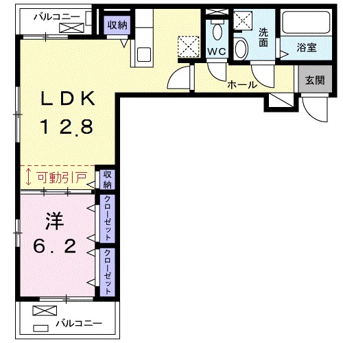 カーサ　りんくう・Ｍ 間取り