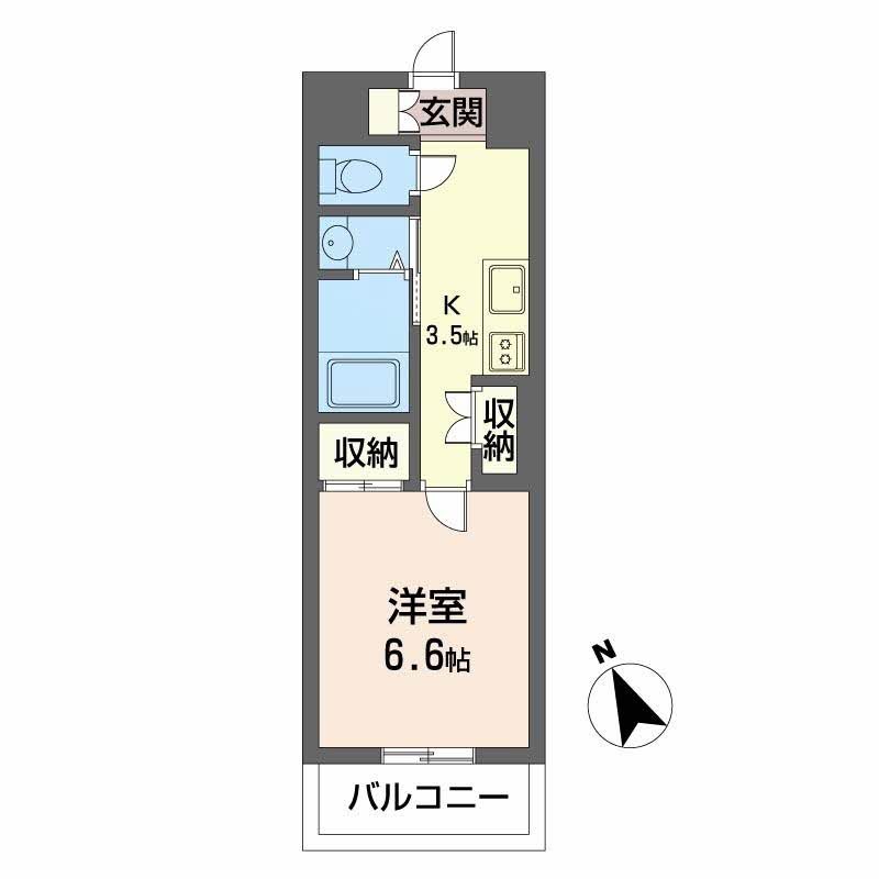 a la mode Hineno (アラモードヒネノ) 間取り