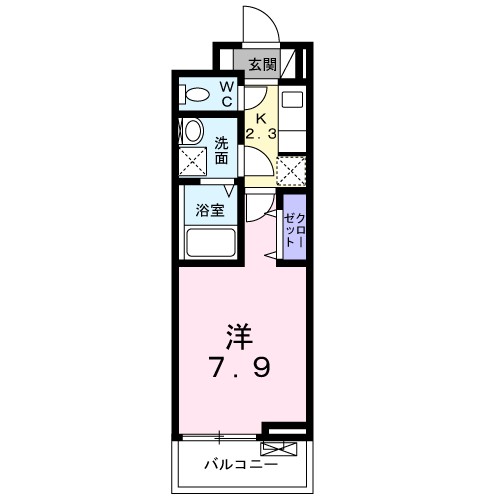 アペルト泉佐野Ⅴ 間取り