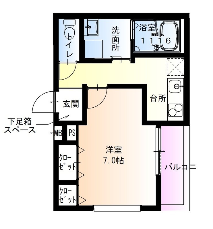 フジパレス泉佐野駅西Ⅰ番館 間取り