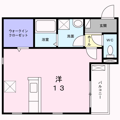 エレガント高松Ⅱ 間取り