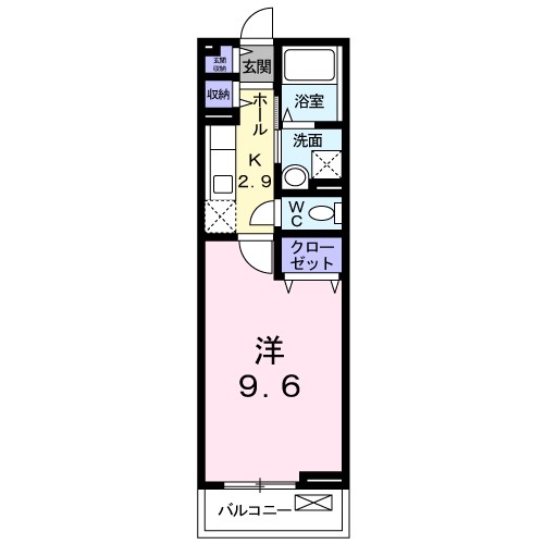 フルール　宇賀德 間取り