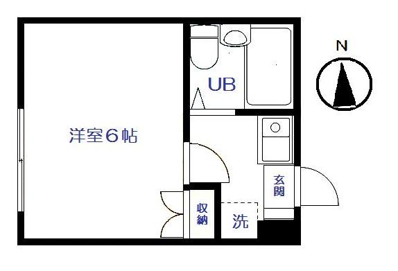 スカイコート武蔵小杉第五 間取り図
