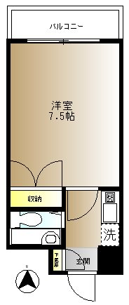 リバービューハイツⅡ 間取り図