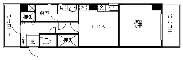 コートＫ＆Ｔ 303号室 間取り